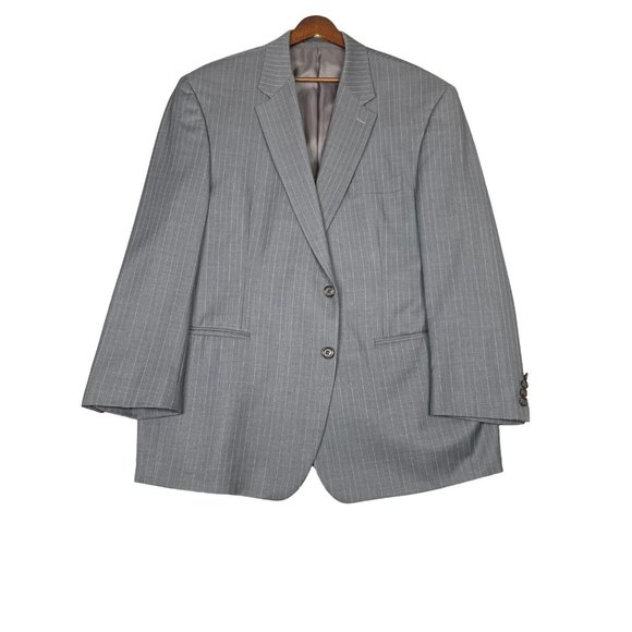 Lauren Ralph Lauren Other - 🦋Lauren Ralph Lauren Men's Gray Pinstriped Wool Coat 46R(S)